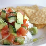 So Fresh, So Filling....Veggie/Cottage Cheese Dip
