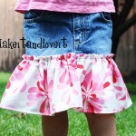 Re-purposing: Twirly Jean Skirt