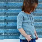 Repurposing – Girl’s Ruffle Front Shirt