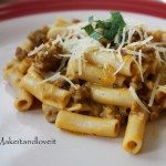 Pumpkin and Sausage Pasta