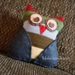 Scarf Re-Purpose: Stuffed Owl