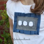 Girl's Ruffled Rectangle Shirt