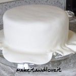Make-a-Cake Series: Estelle Part 1---Cover a cake with fondant