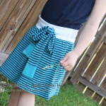 Re-purposing: Shirt(s) to Skirt with Tie