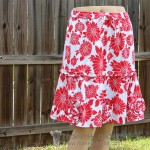 Skirt Alterations - Long to Short...with added Flowers/Ruffles