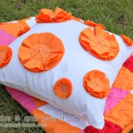 Decorate My Home, Part 21 - Flowered Pillow Cover