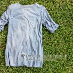 Re-purposing: Women's Long Sleeved Shirt into Short Sleeves......and a new friend!