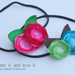 Satin Flower Headbands