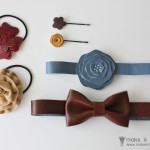 Faux Leather (ahem, vinyl) Hair Accessories