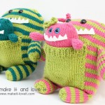 Knitted Monsters from Christmas...