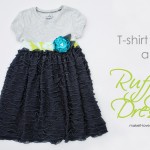 Re-Purposing: T-shirt into Ruffly Dress
