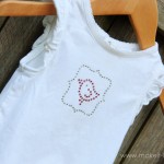 Rhinestone Applique {plus a Silhouette Craft Cutter DISCOUNT CODE}