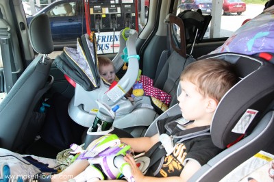 packed in the car