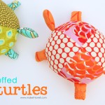 Stuffed Fabric Turtles (with pattern pieces)