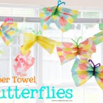 Kid Craft Project: Paper Towel Butterflies