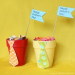 Father's Day: Candy Filled Tie Pots