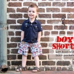 Make your own Boy Shorts: with front pockets/back flaps