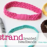   Re-purposing: Tshirts into 5-strand-braided-headbands