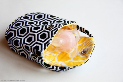 fabric pacifier tote