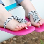 Flip-Flop Refashion: Part 3 (Ruffled T-Strap)