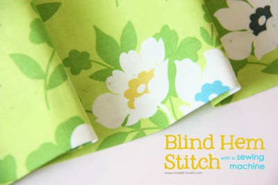 blind hem stitch tutorial