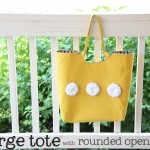 Large Tote with Rounded Opening