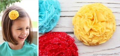 fabric flowers