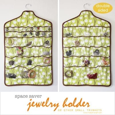 space saver jewelry holder