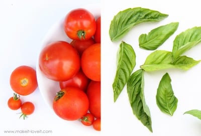 fresh tomato basil