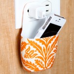 Holder for Charging Cell Phone (made from lotion bottle)