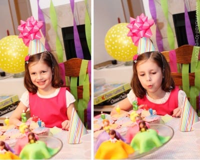 blow candles
