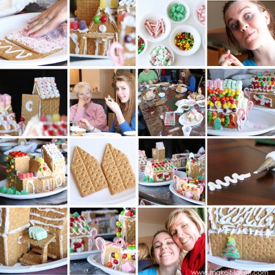 candy house collage