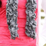 Randomly Shirred (and Stretchy) Scarf
