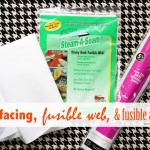 Sewing Tips: Defining & Using Interfacing, Fusible Web, Fusible Adhesive