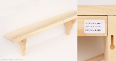 wood shelf