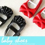 Making Baby Shoes from Thrifted Purses
