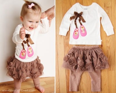 ballet shoe shirt