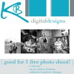 One Free Photography Session: with Katie of KB Digital Designs