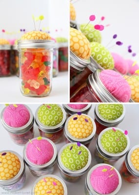 pin cushion jars