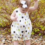 Turn a Baby Dress into a Bubble Romper
