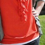 Turn a “too big” shirt into a Shirt with a Shirred Band.