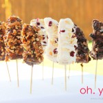 Frozen Bananas {Covered in Chocolatey Goodness}
