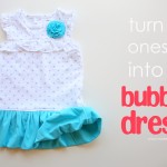 Turn a Onesie into a Bubble Dress