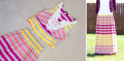 dress into skirt