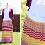 Turn an ill-fitting Maxi Dress into a Maxi Skirt. Perfect.