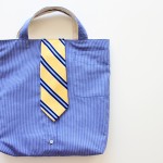 Turn a Men's Shirt/Tie into a Tote (aka: little boy church bag)