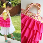 A Ruffled Tote (aka: Elli's Church Bag)