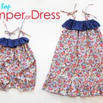 Quick Little Ruffle Top Dress or Romper (our 4th of July outfits)