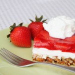 Cream Cheese Strawberry Pretzel Dessert (oh yum!!)