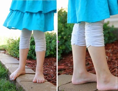 ruched leggings